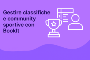 Grafica digitale copertina: gestione classifiche e community sportiva con BookIt