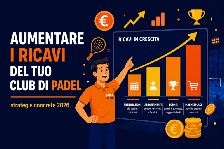 aumentare ricavi club padel - strategie concrete per gestori