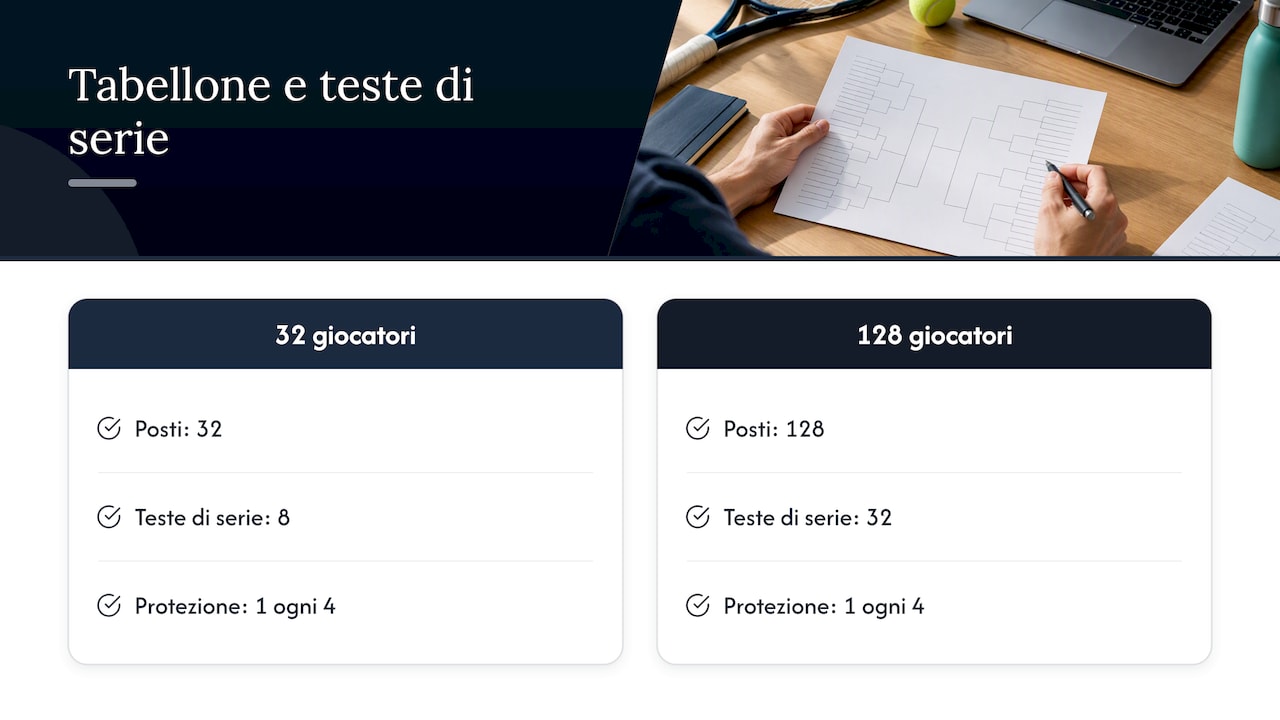 Relazione tra numero di partecipanti e teste di serie