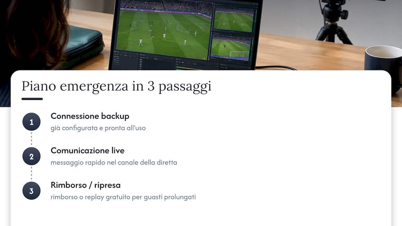Tre elementi del piano di emergenza
