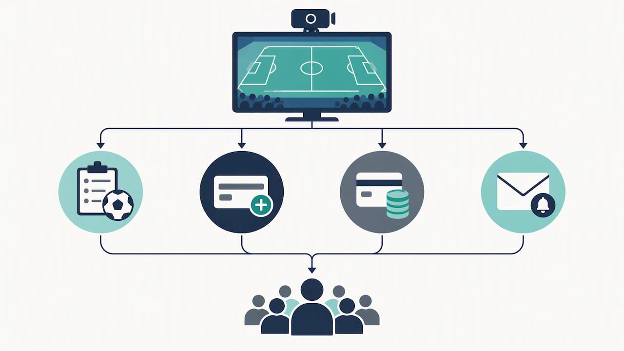 Flusso tra streaming e gestione commerciale